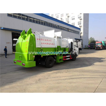 Dongfeng 4x2 Hang barrel type compression garbage truck